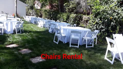Party Rental Creation - Affordable Chairs Rental in Westlake Village