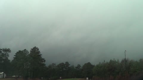 Central Mississippi Tornadic Storm and EXPLOSIVE Lightning Strike!