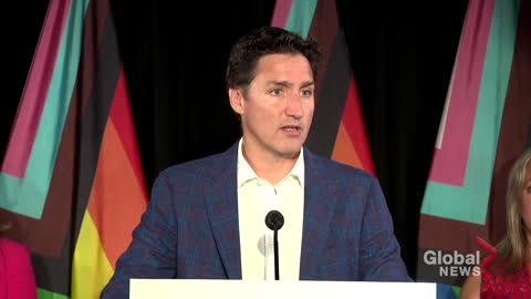 Enemy of the state Justin Trudeau ,condemns verbal attack on Chrystia Freeland, calls it "cowardly behaviour". Send Trudeau to GITMO for defending his party's terrorist attacks on Canadian citizens by him and his terrorist libtard terrorist