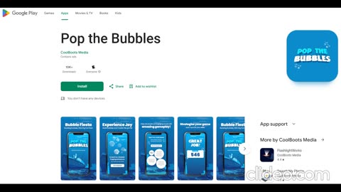 Install and Play Pop Bubbles! Install the app and play 2 games win USD