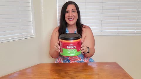 Coffee Review - Folgers Half Caff Decaf Coffee