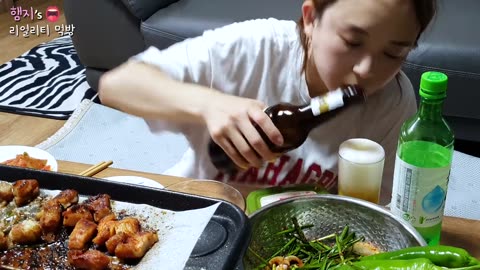 Real MUKBANG:) ★Makchang,gopchang,Yang Dae Chang (cow's stomach)eating show🤩