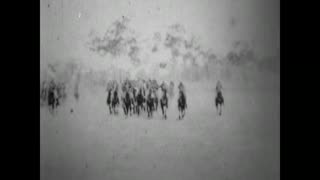 Roosevelt's Rough Riders Embarking For Santiago (1898 Original Black & White Film)