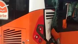 Choque entre buses de Transcaribe