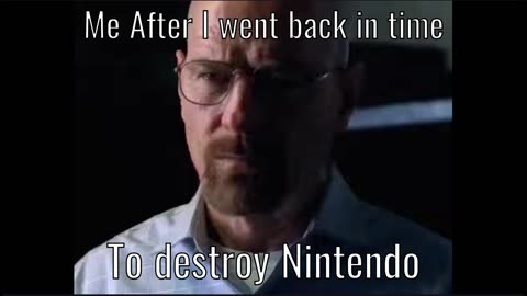 Me after I went back in time to destroy Nintendo :o