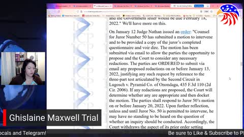 3/9/22 - Ukraine Biolabs Confirmed, Ghislaine Maxwell Trial; Scotty David Juror 50 Hearing