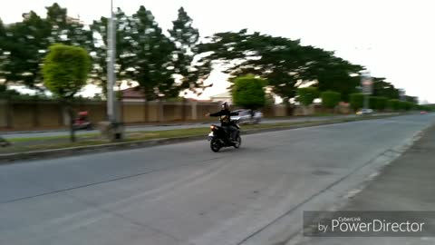 SIMPLE MOTORCYCLE STUNT