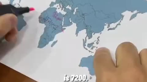 The world map is totally wrong