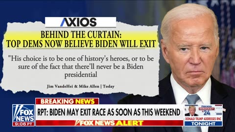 Biden could drop out as soon as this weekend: Report