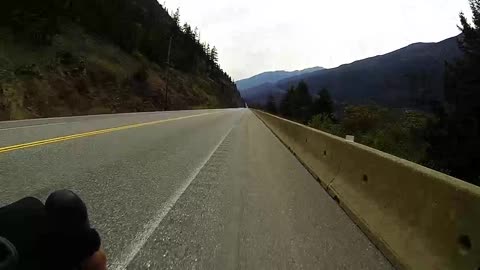 Jackass Mountain Descent - 80km/h for 7km