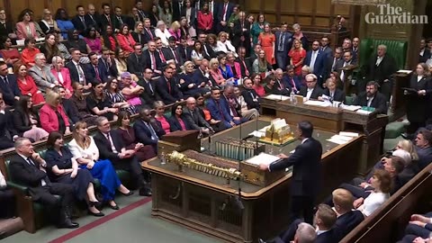 Keir Starmer makes first speech in parliament as head of government