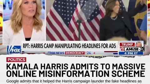 The Kamala Harris campaign admits it conducted a massive online misinformation scheme