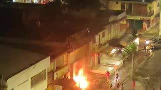 Incendio banco AV Villas Bucaramanga