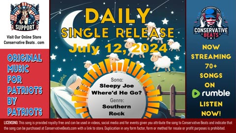 Conservative Beats - Daily Single Release: Sleepy Joe – Where'd He Go? - 7/12/24