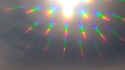 🧑‍🦯Eclipse Glasses Gone Wrong: Now I See Rainbows Everywhere!🌈🌚🌞🌈🌈