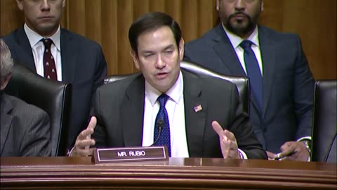 Sen Rubio speaks at a Senate Foreign Relations Committee Hearing on the US, China, & Indo-Pacific