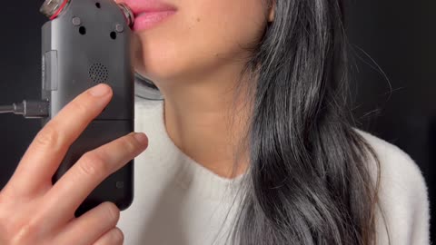 ASMR LICKING TASCAM MIC