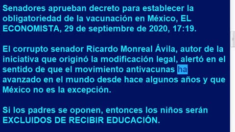 MORENA impone la vacunación obligatoria contra niños y adolescentes de 0-19 años