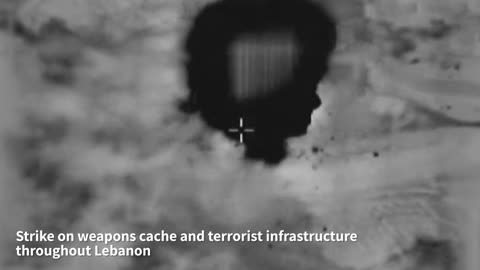 IDF: Overnight, the IAF struck a series of Hezbollah terror targets both deep