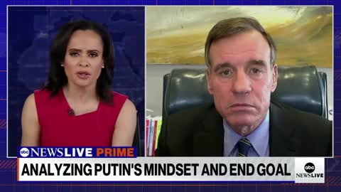 He won’t stop at Ukraine': Sen. Mark Warner on Vladimir Putin