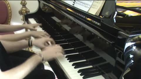 Piano music video