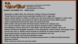 Monday, November 6, 2023 News Blast. #Enoch #NewsBlastReading #NBR