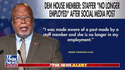 Drmocrat Bennie Thompson aide out of a job after post on shooting