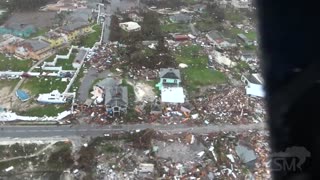 Helicopter View Shows Total Destruction Of Abaco, Bahamas After Hurricane Dorian!