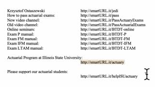 Exam P exercise for January 8, 2022