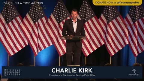Charlie Kirk Speaks at Faith and Freedom Gala