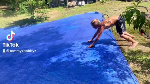 Slip-n-slide extravaganza