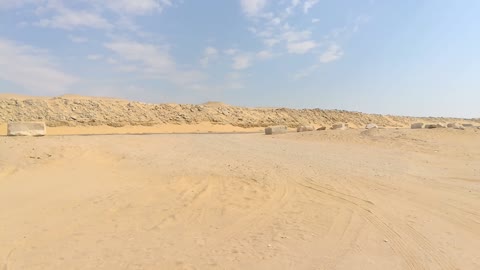 El Rayan Desert In The Morning