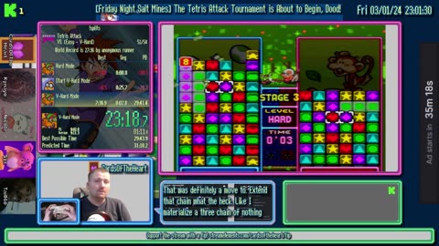 [Friday Night Salt Mines] Tetris Attack Tournament Training for Next Week's Qualifying, Dood!