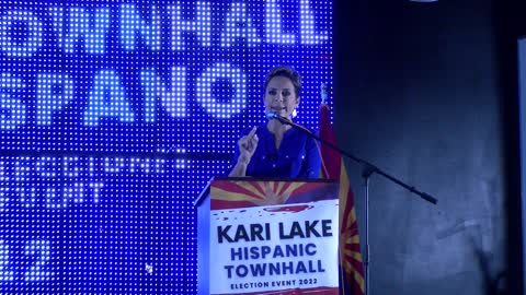 VD2-4 Hispanic Townhall Election Event Kari Lake and Katie Hobbs
