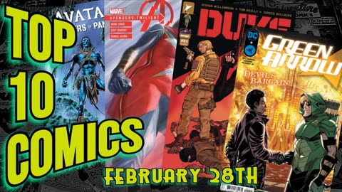 TOP 10 NEW COMICS February 28th