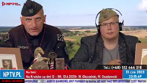 Na Kraków za dni 11. Wt. 13.6.2023r. RodacyKamraci, Wojciech Olszański, Marcin Osadowski, NPTV