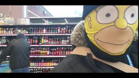 BART SIMPSON SHOPPING IN LOCKDOWN