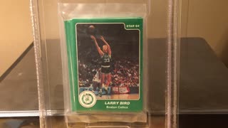 Basketball Cards, 1983-84 Star, Boston Celtics Team Set/Team Bag, Larry Bird