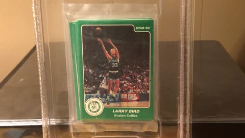 Basketball Cards, 1983-84 Star, Boston Celtics Team Set/Team Bag, Larry Bird