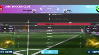 Luis soccer club vs Milan/ DLS24/dream league soccer 2024/gaming/online