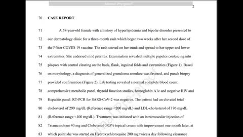 WOMAN SUFFERS FROM A SEVERE CASE OF GRANULOMA ANNULARE - POST FRANKENSHOTS