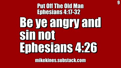 2024 07 19 | Put Off | Ephesians 4:26 - Anger