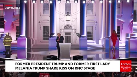 VIRAL MOMENT: Melania Trump Joins Husband On Stage As RNC Draws To A Close| Nation Now ✅