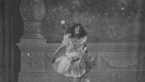 Betsy Ross Dance (1903 Original Black & White Film)