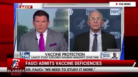 Fauci Admits Vaccine Deficiencies
