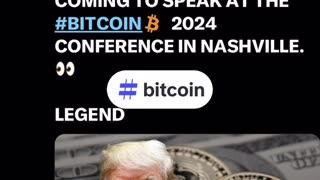 "DJT @ Bitcoin Conference in Nashville" 07/16/2024 #bitcoin