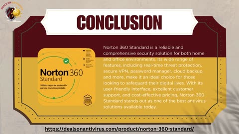 Norton 360 Standard Reliable Security for Home and Office