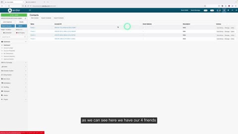 41 How to Export and Import Contacts on the Ardor Wallet