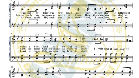 SDA 183 - I Will Sing of Jesus' Love - Piano
