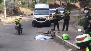 Ciclista murió en accidente en el norte de Bucaramanga 1